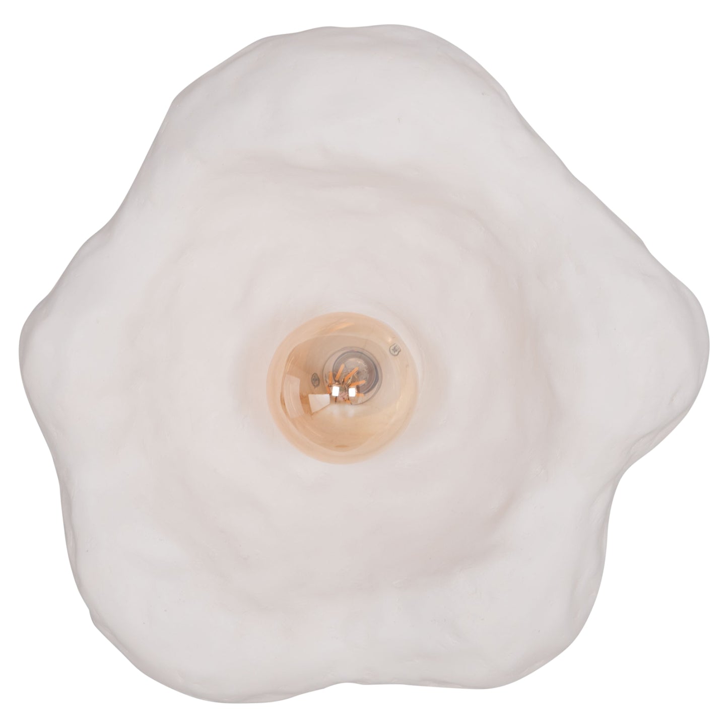Wall Sconce Luxon Hm4701.02l Fiber Cement In White 44x15x42hcm.