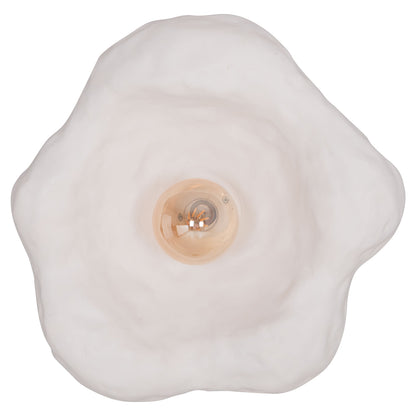 Wall Sconce Luxon Hm4701.02l Fiber Cement In White 44x15x42hcm.