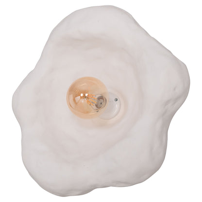 Wall Sconce Luxon Hm4701.02l Fiber Cement In White 44x15x42hcm.