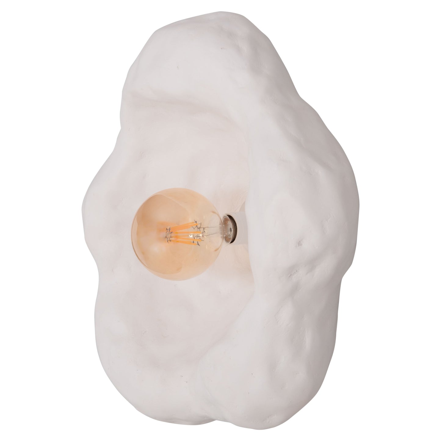 Wall Sconce Luxon Hm4701.02l Fiber Cement In White 44x15x42hcm.