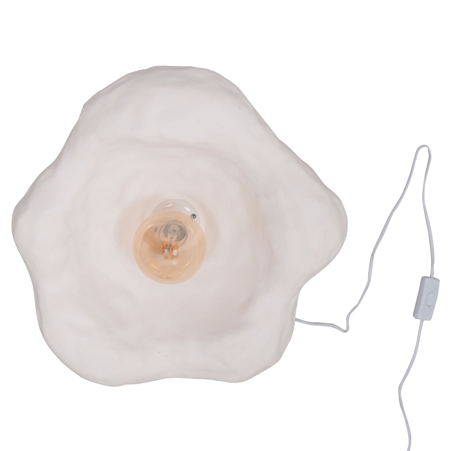 Wall Sconce Luxon Hm4701.02l Fiber Cement In White 44x15x42hcm.