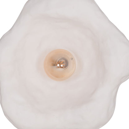 Wall Sconce Luxon Hm4701.02l Fiber Cement In White 44x15x42hcm.