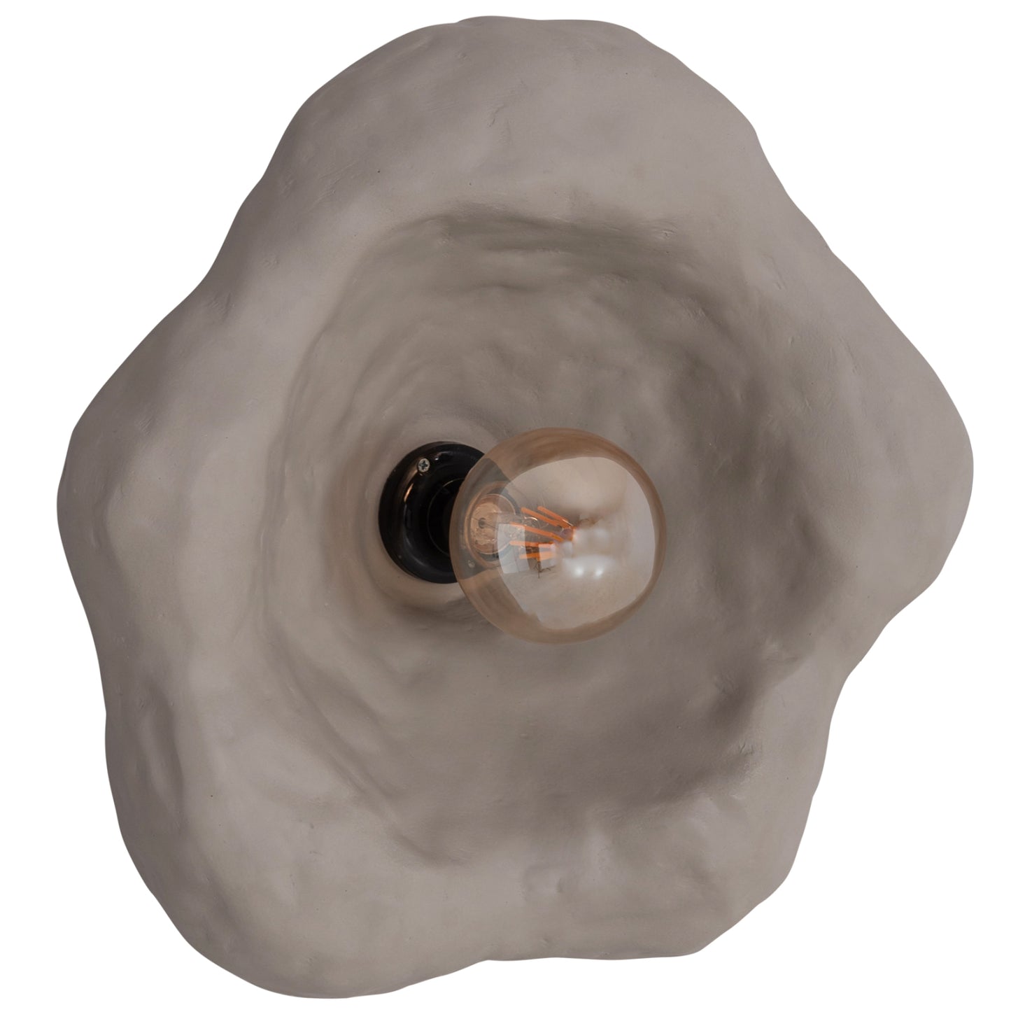 Wall Sconce Luxon Hm4701.03l Fiber Cement In Grey 44x15x42hcm.