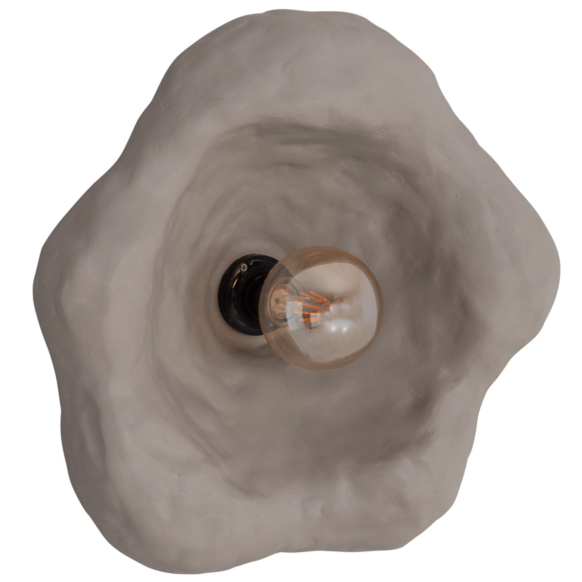 Wall Sconce Luxon Hm4701.03l Fiber Cement In Grey 44x15x42hcm.