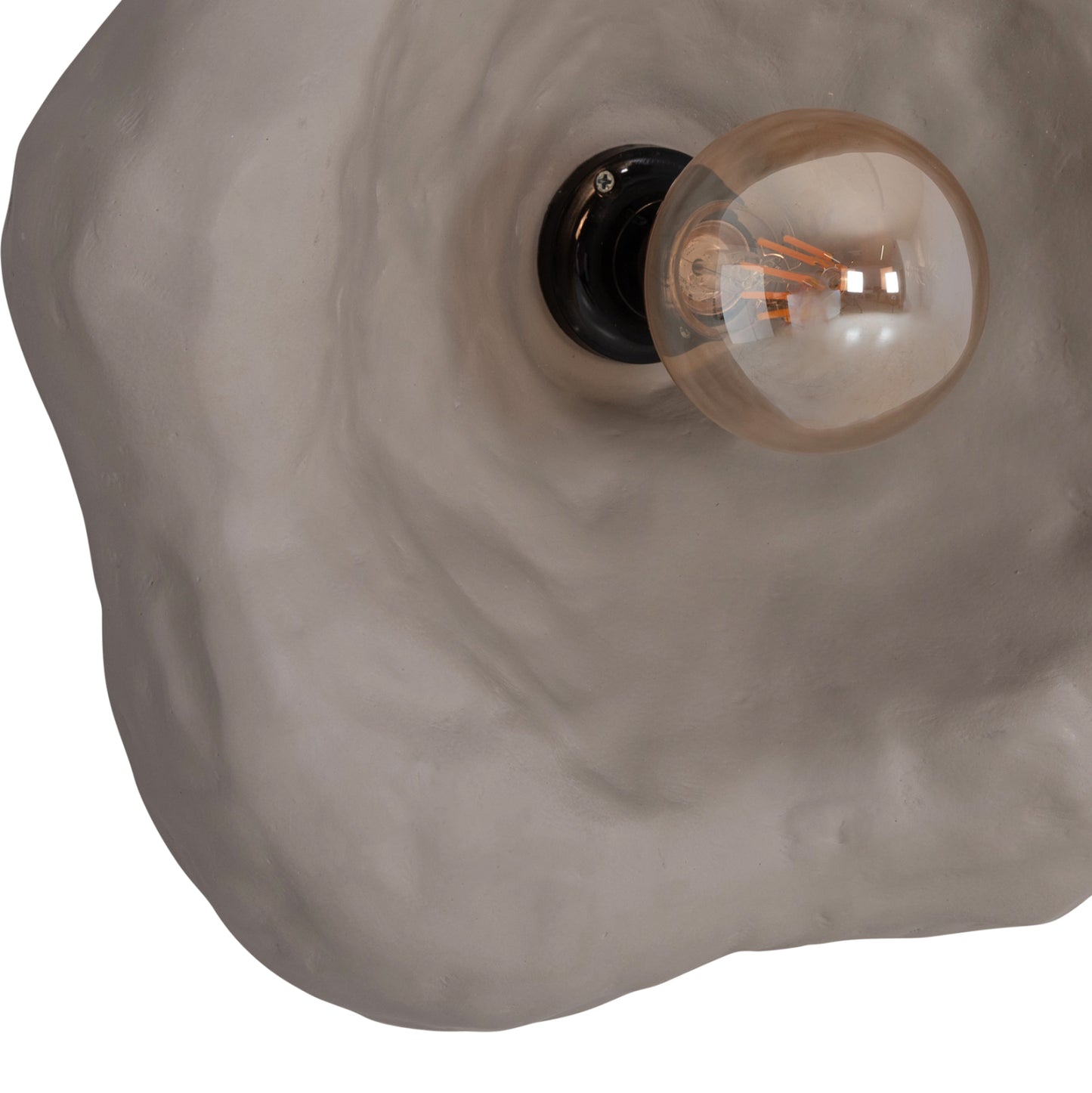 Wall Sconce Luxon Hm4701.03l Fiber Cement In Grey 44x15x42hcm.