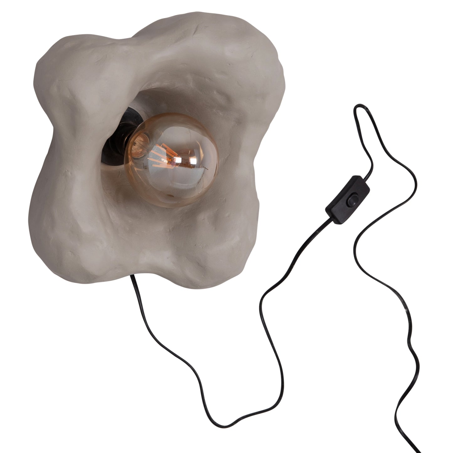 Wall Sconce Luxon Hm4701.03m Fiber Cement In Grey 28x15x28hcm.