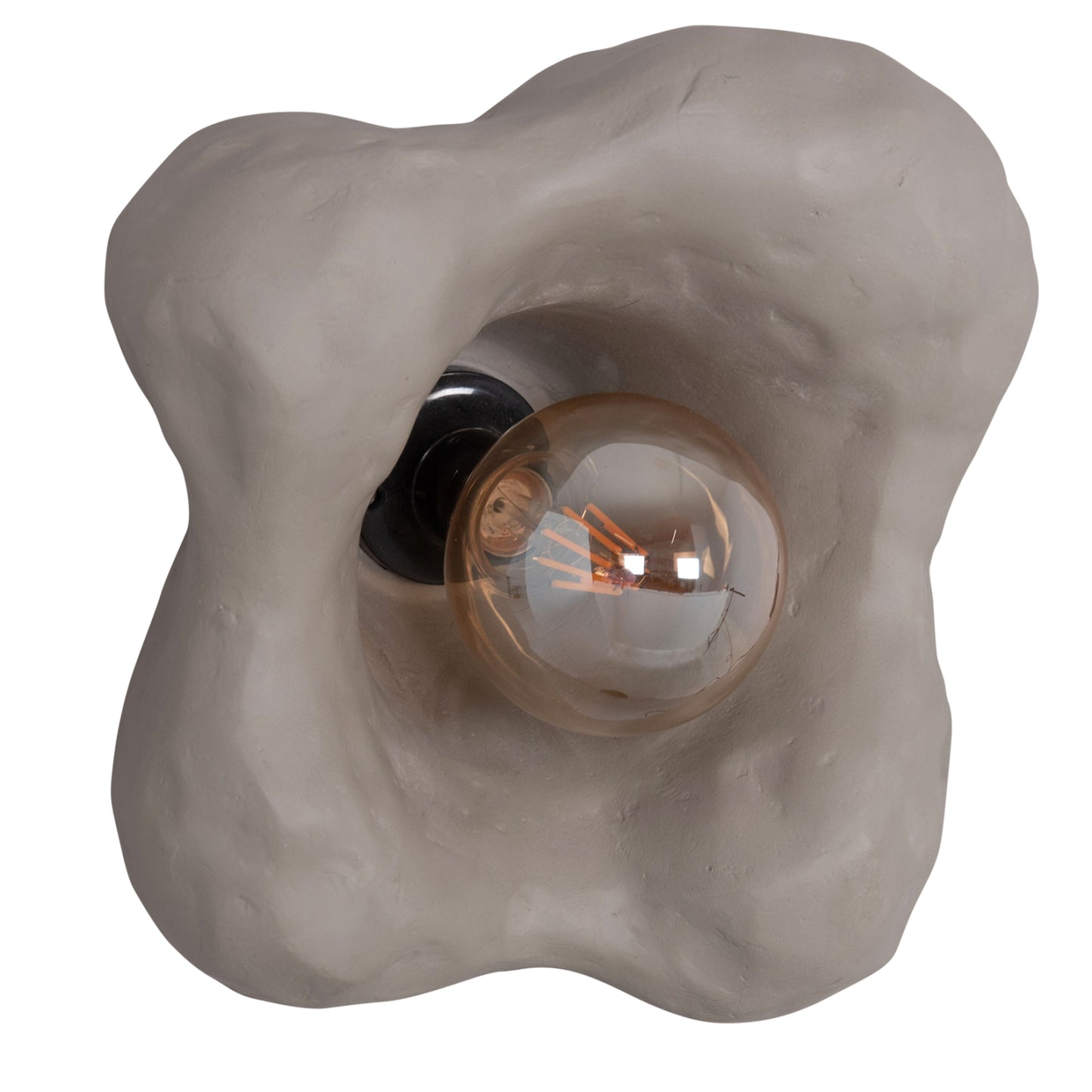 Wall Sconce Luxon Hm4701.03m Fiber Cement In Grey 28x15x28hcm.