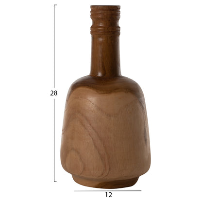 Decor Bottles 3pcs Set Hm7717 Solid Teak Natural