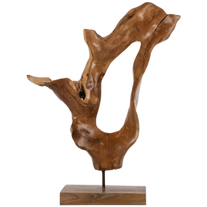Table Decor Hm7713 Solid Teak Wood Natural 26Χ16Χ70h