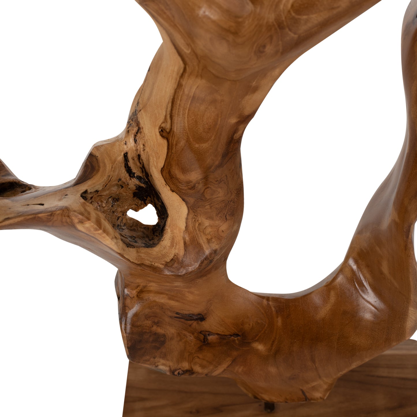 Table Decor Hm7713 Solid Teak Wood Natural 26Χ16Χ70h