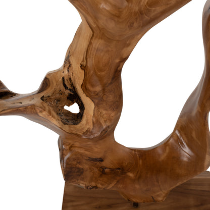 Table Decor Hm7713 Solid Teak Wood Natural 26Χ16Χ70h