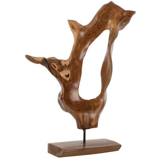 Table Decor Hm7713 Solid Teak Wood Natural 26Χ16Χ70h