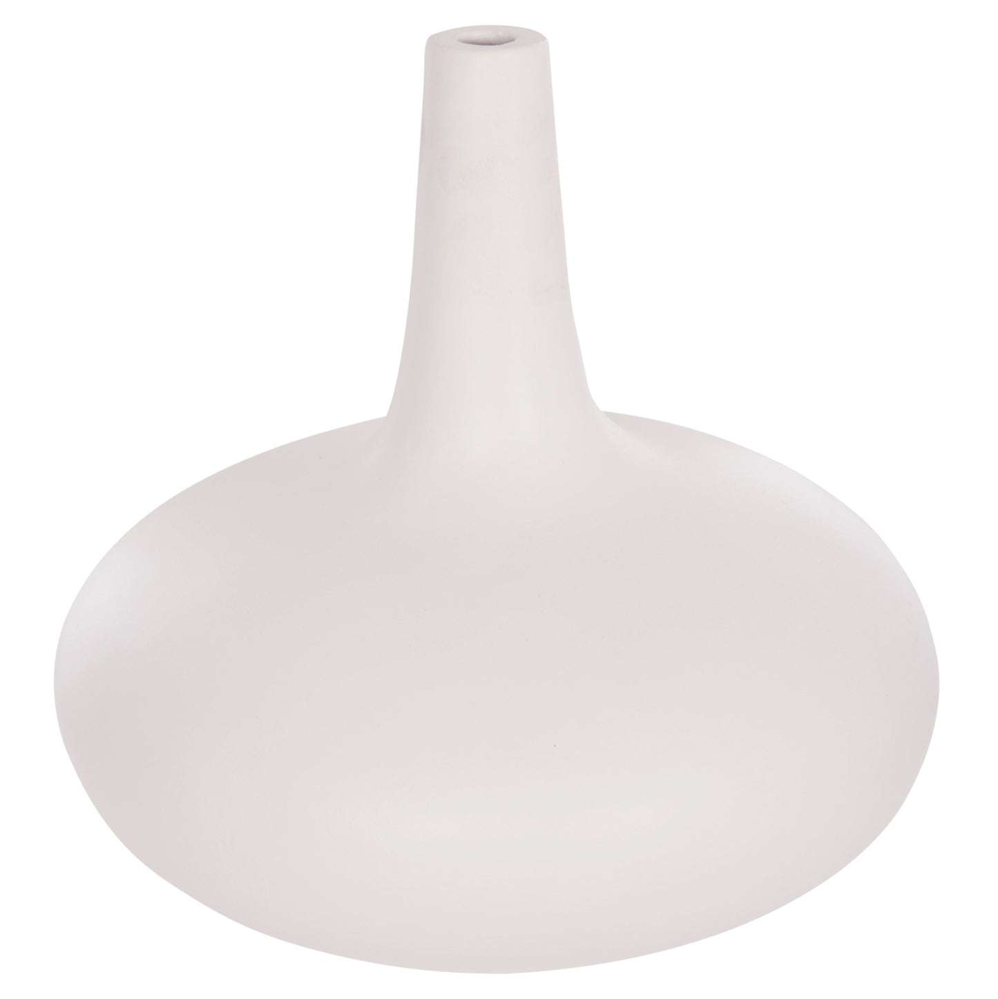 Table Decorative Vase Deni Hm4663.02m Fiber Cement In White--Φ30x29.5hcm