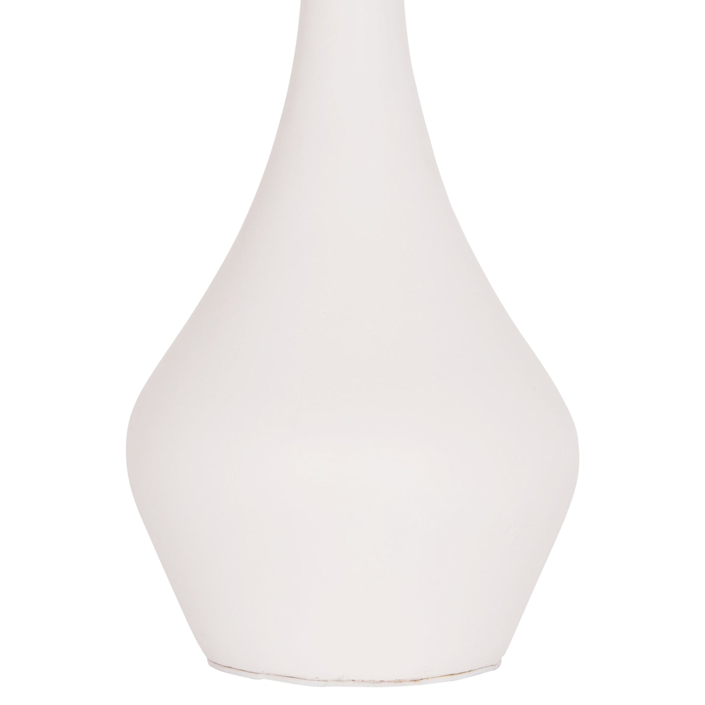 Table Decorative Vase Deni Hm4663.02s Fiber Cement In White--Φ15x27hcm.