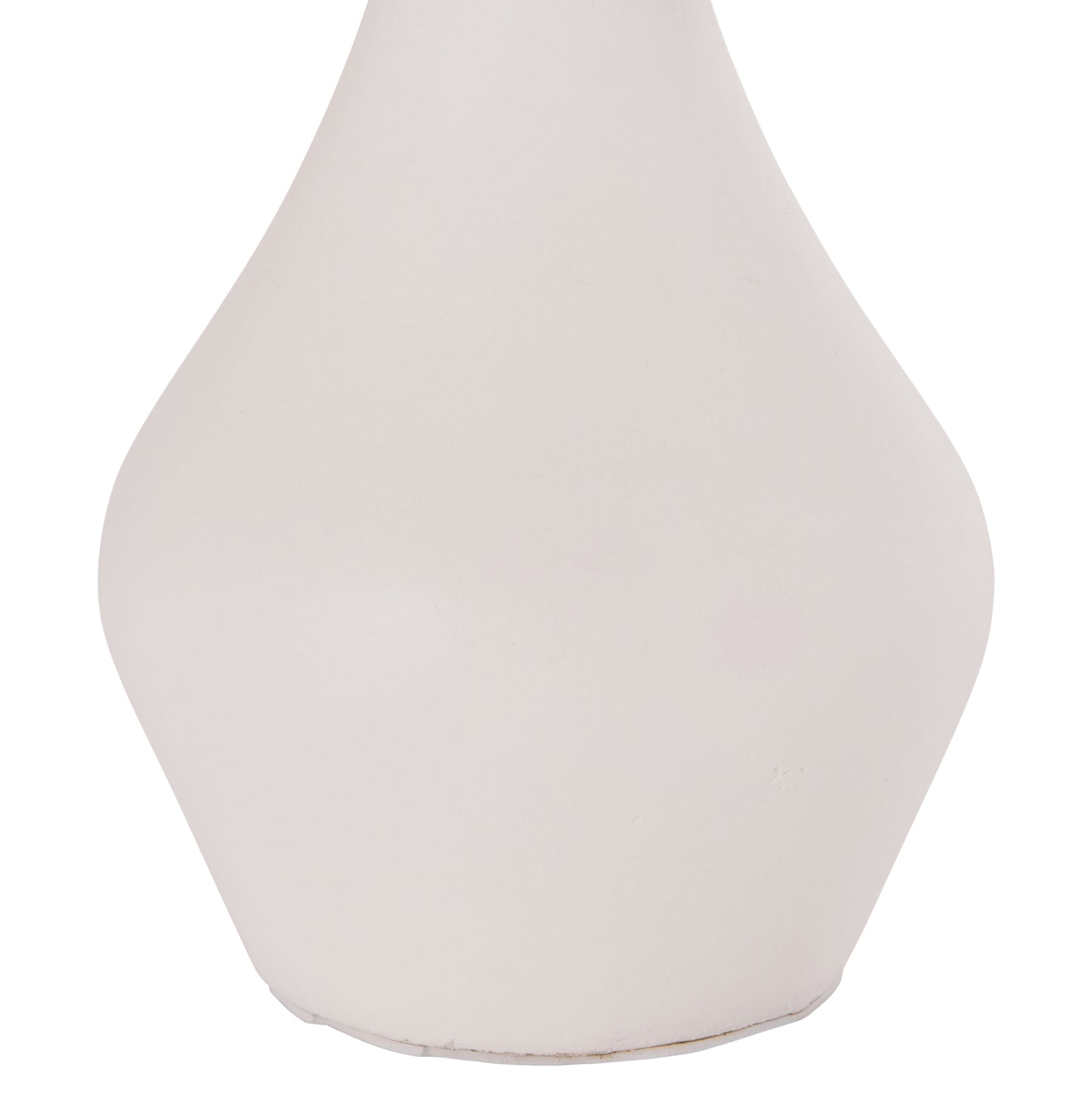 Table Decorative Vase Deni Hm4663.02s Fiber Cement In White--Φ15x27hcm.