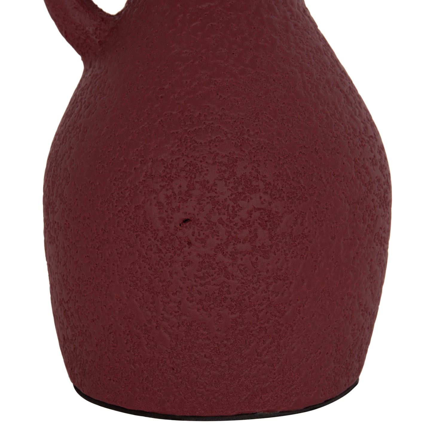 Table Decorative Vase Decant Hm4667.06l Terracota In Maroon Red--Φ14x21hcm.