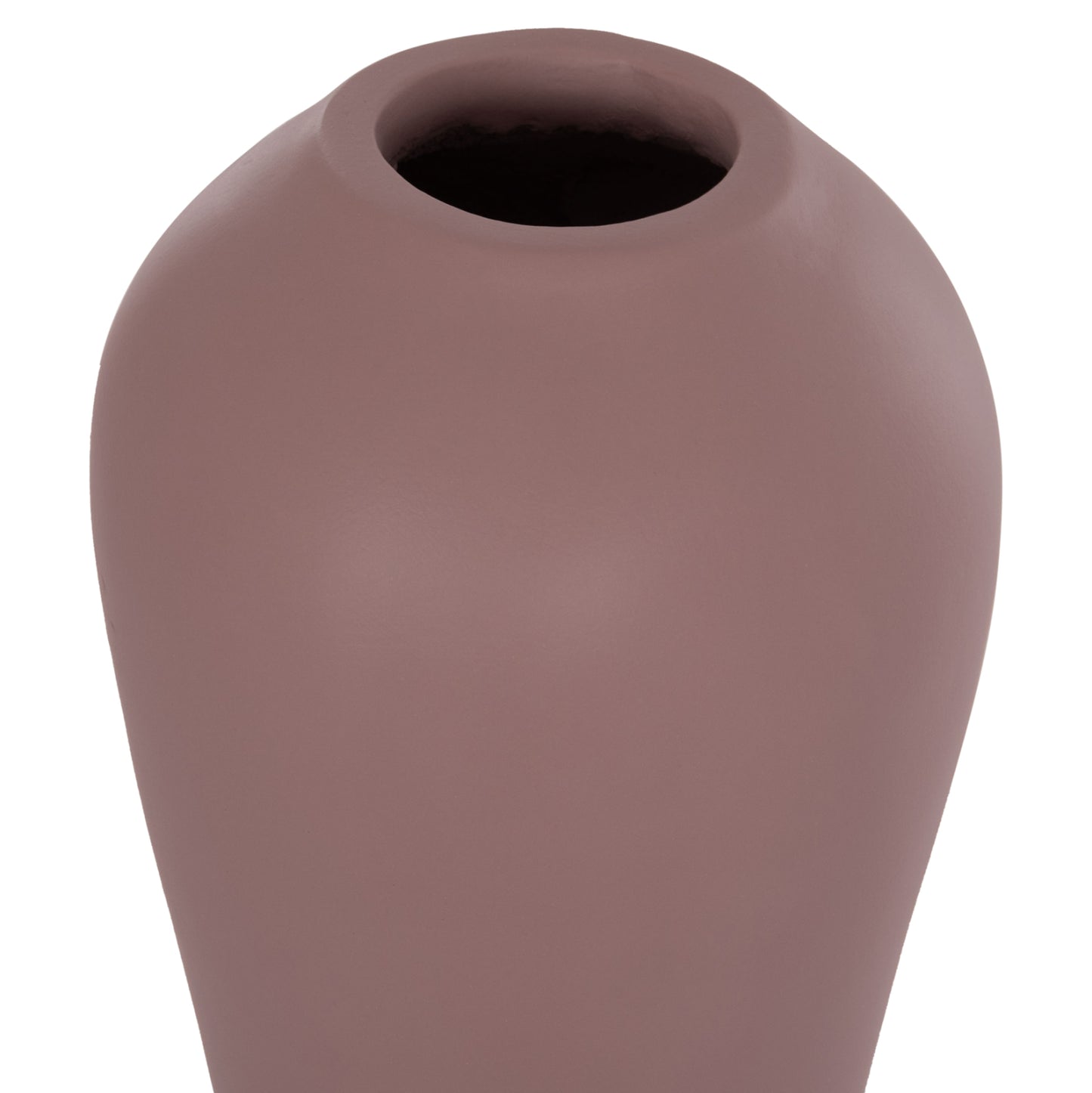Table Decorative Vase Chelin Hm4670l Terracota In Purple--Φ22x37hcm.