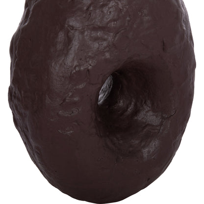 Decorative Table Vase Namentis Hm4673.07s Terracota In Chocolate Color--22x13x28hcm.