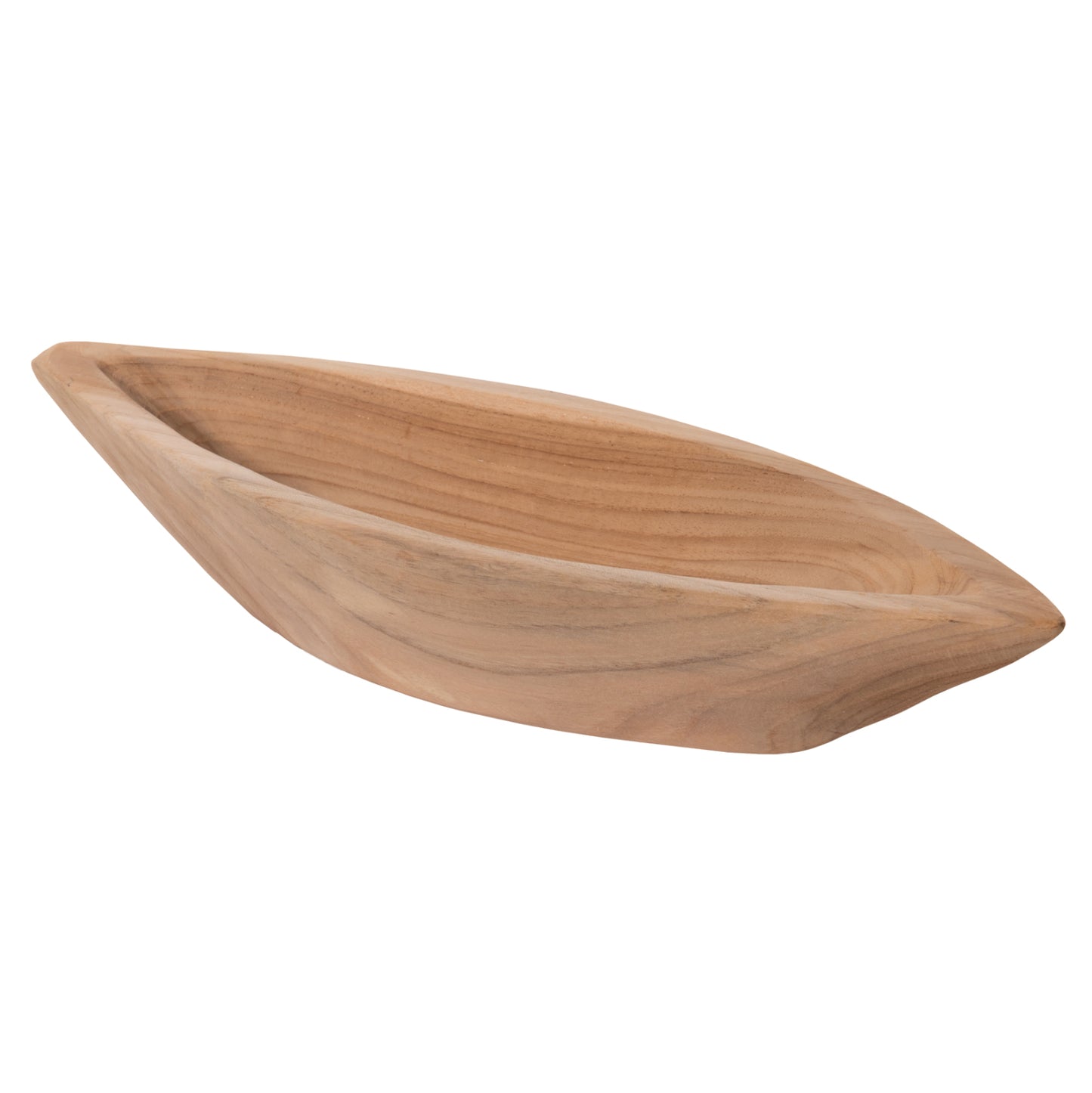 Table Decor Bowl Hm9633 Made Of Teak Wood 40x6x13hcm.