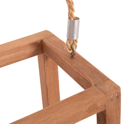Decorative Table Lantern For Candles Fent Hm4583 Teak Wood In Natural 15x15x30-53hcm.
