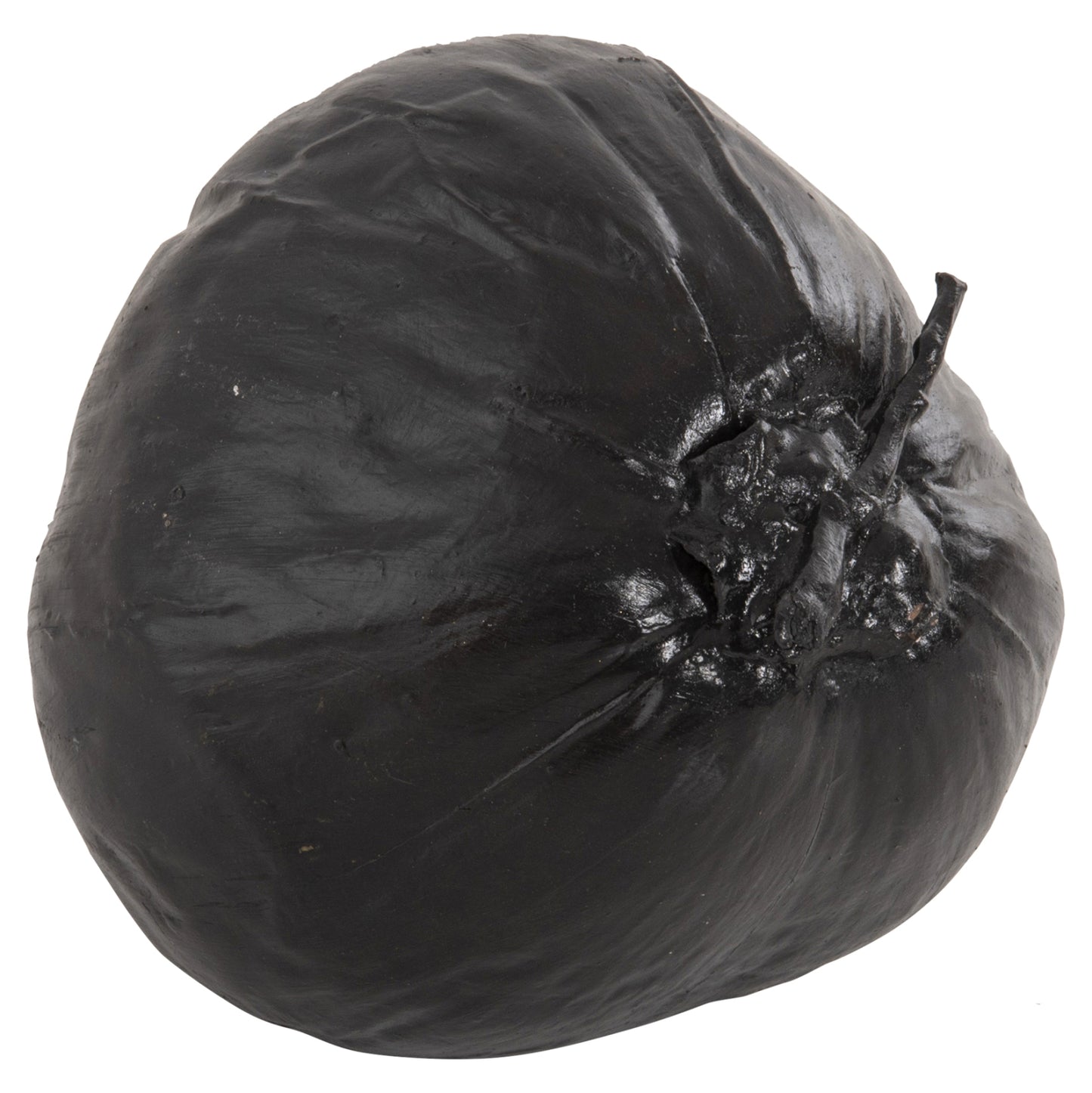 Table Decoration Hm4326.02 Coconut In Black Color 20x20x20hcm.