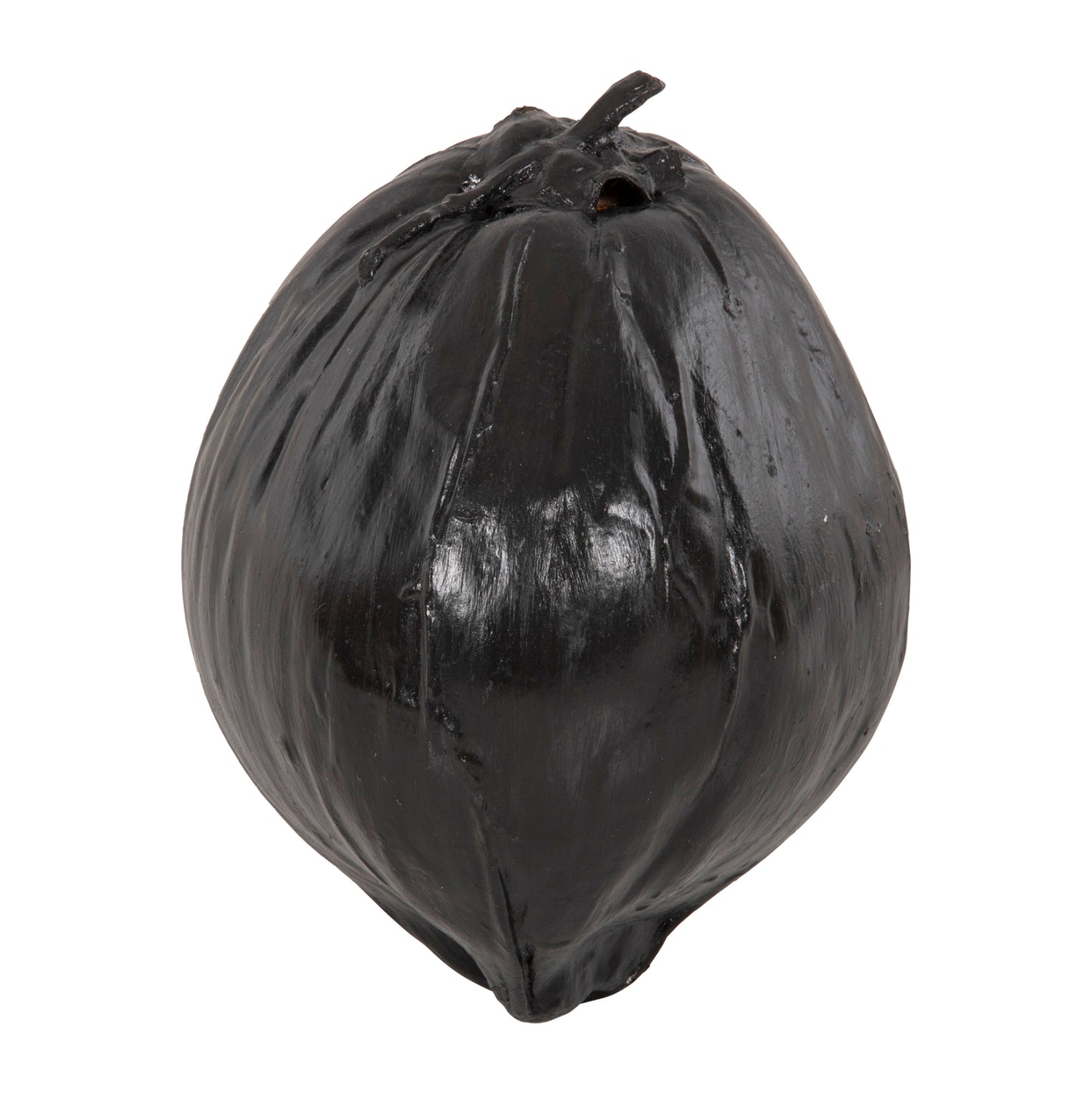 Table Decoration Hm4326.02 Coconut In Black Color 20x20x20hcm.