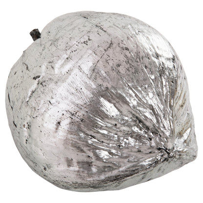 Table Decoration Hm4326.04 Coconut In Silver Color 20x20x20hcm.