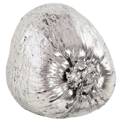 Table Decoration Hm4326.04 Coconut In Silver Color 20x20x20hcm.