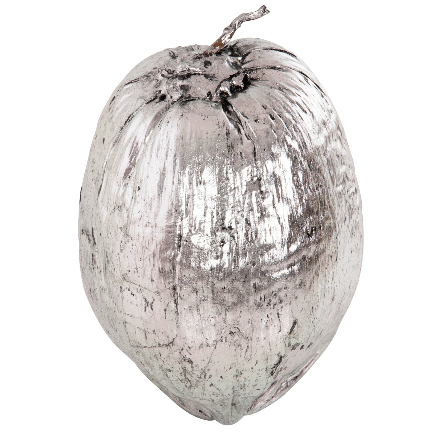 Table Decoration Hm4326.04 Coconut In Silver Color 20x20x20hcm.