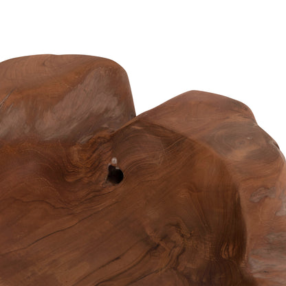 Table Decor Bowl Noki Hm18296 Teak Wood--natural Color 50x46x10hcm.