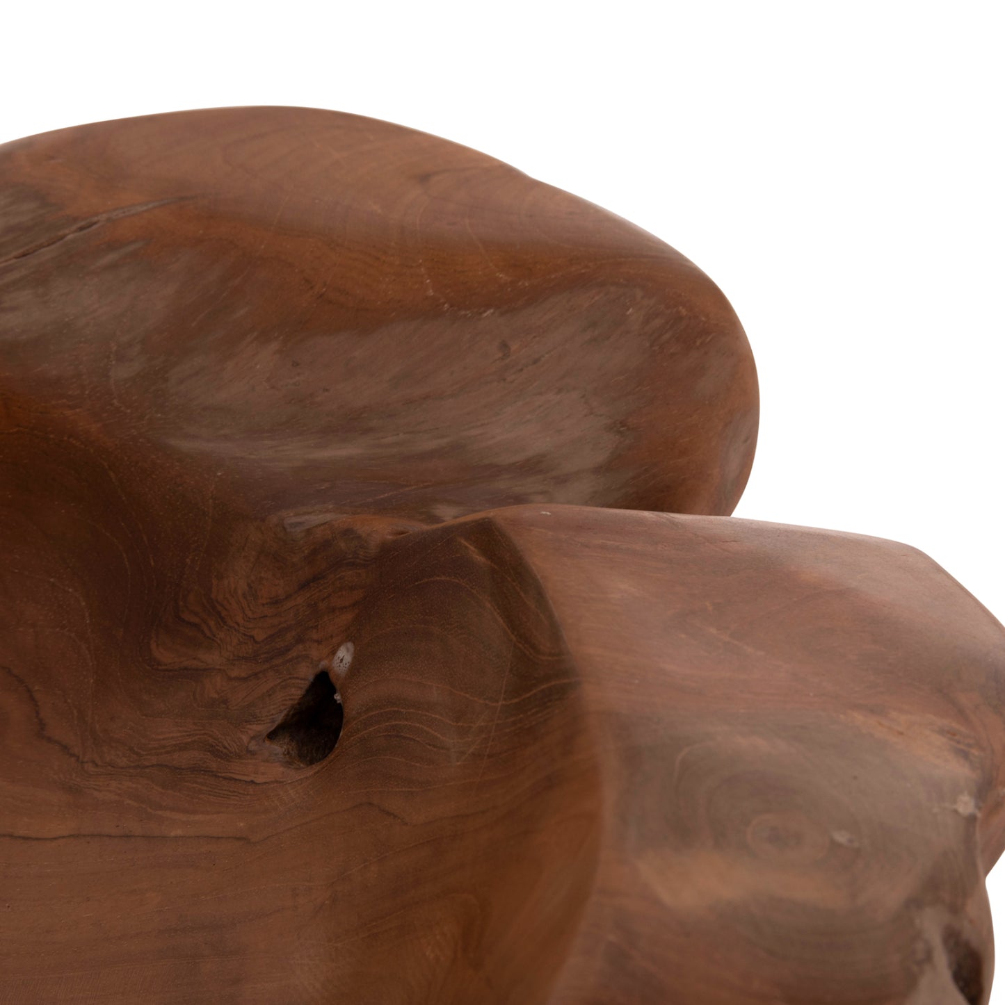 Table Decor Bowl Noki Hm18296 Teak Wood--natural Color 50x46x10hcm.