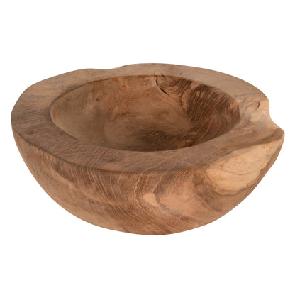 Table Decor Bowl Yoki ΗΜ9626 Teak Wood Φ19x6.5hcm.