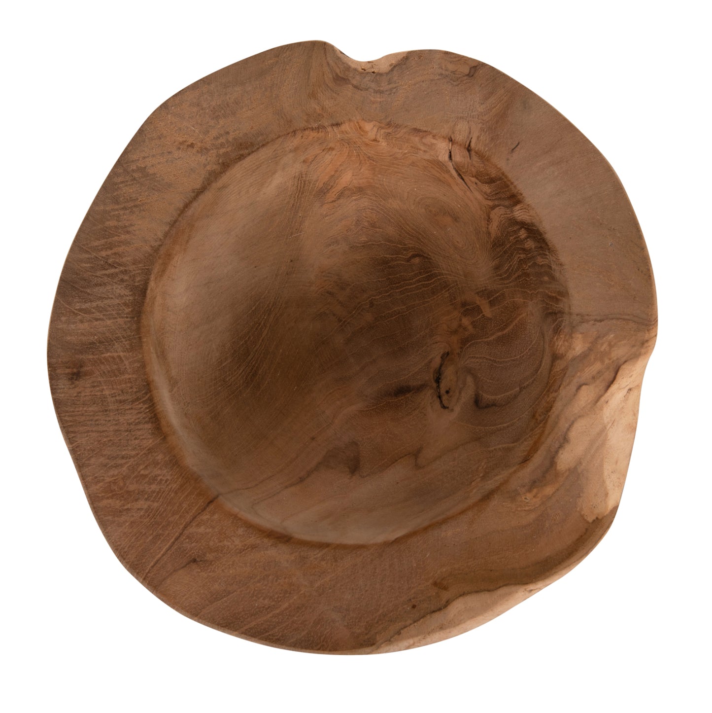 Table Decor Bowl Yoki ΗΜ9626 Teak Wood Φ19x6.5hcm.