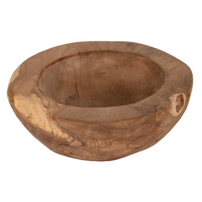 Table Decor Bowl Yoki ΗΜ9626 Teak Wood Φ19x6.5hcm.