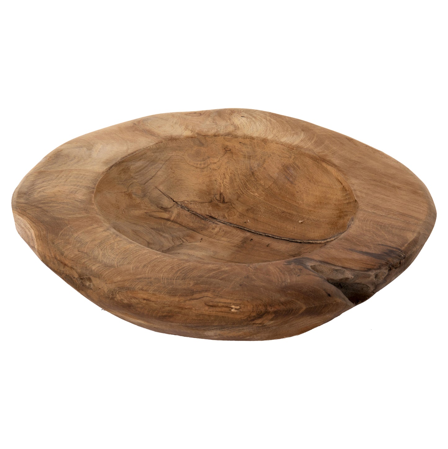 Table Decor Bowl Yoki Hm9627 Teak Wood Φ29x6hcm.