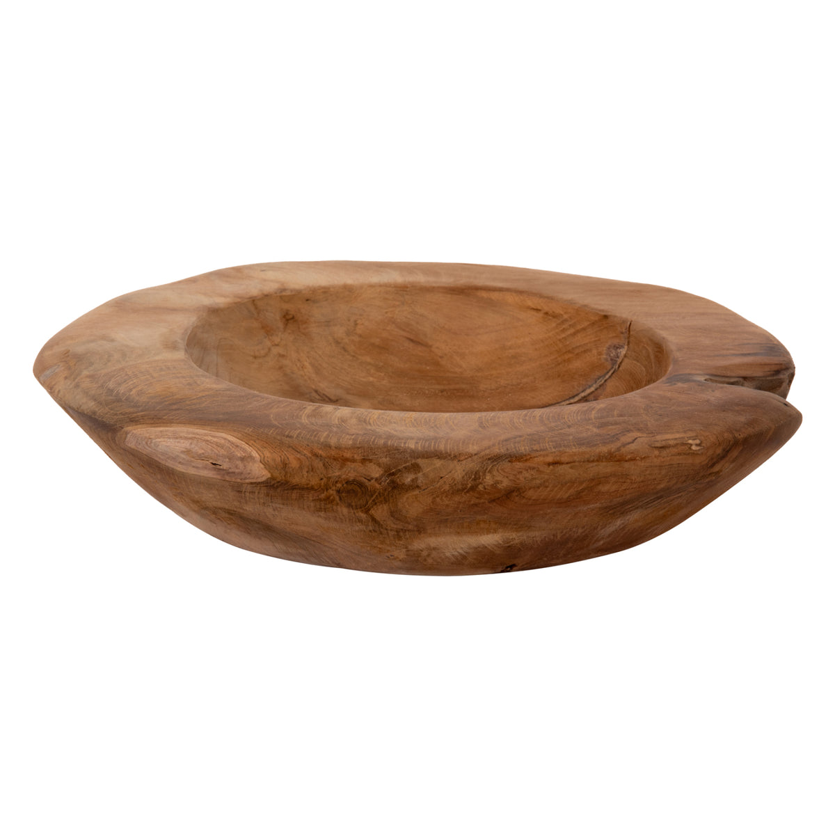 Table Decor Bowl Yoki Hm9627 Teak Wood Φ29x6hcm.