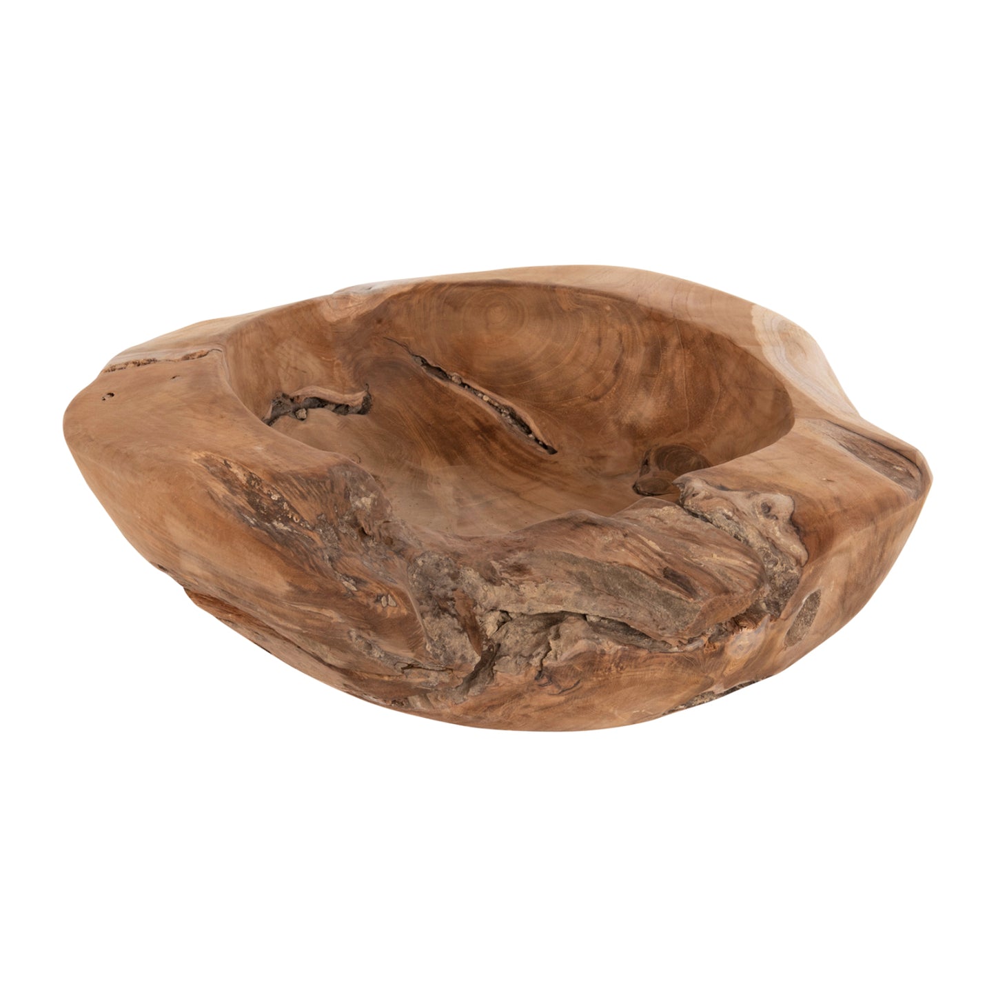 Table Decor Bowl Yoki Hm9629 Teak Wood Φ50x16hcm.
