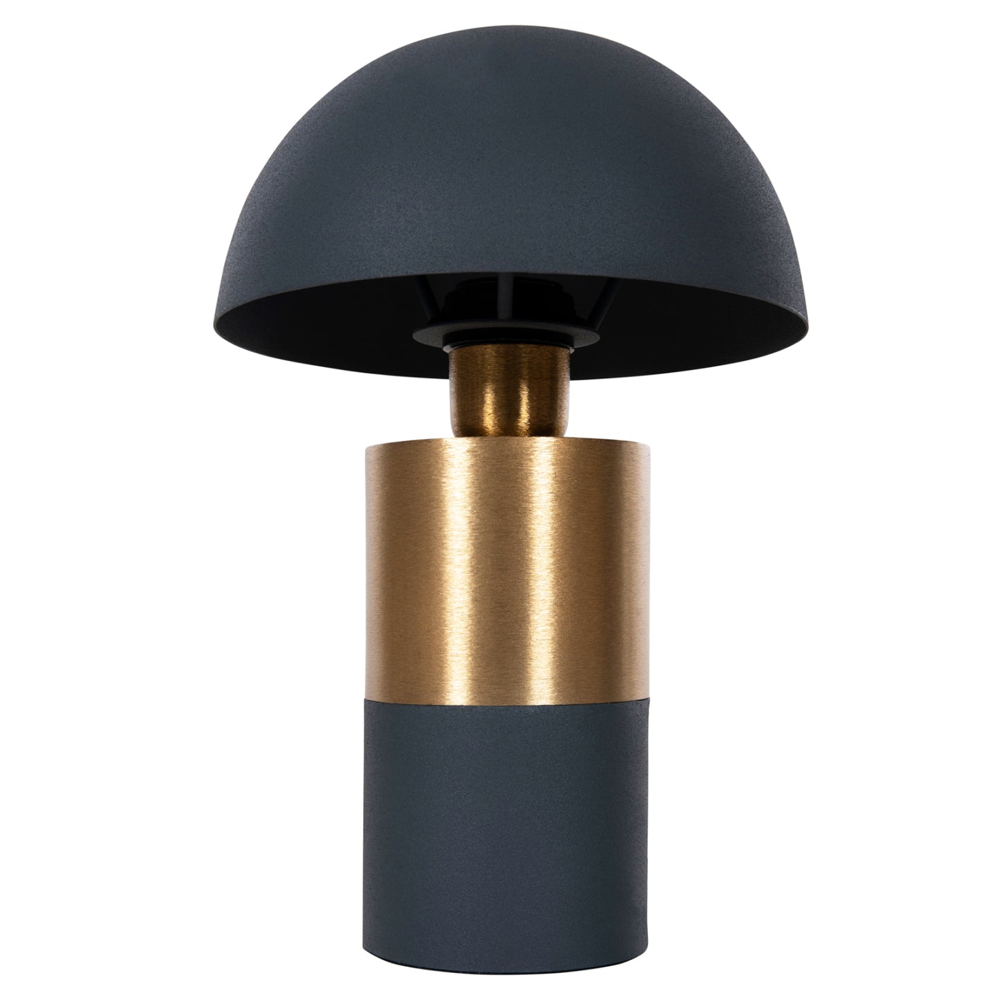 Table Lamp Pune Hm4245.05 Metal In Anthracite Blue-gold Φ20,5x32,5hcm.