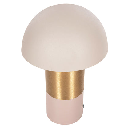 Table Lamp Pune Hm4245.10 Metal In Beige-gold Φ20,5x32,5hcm.