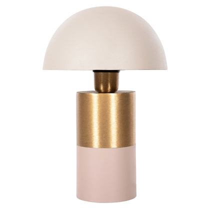 Table Lamp Pune Hm4245.10 Metal In Beige-gold Φ20,5x32,5hcm.