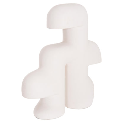 Table Decorative Lamp Elbar Hm4698.02 Fiber Cement In White--[e14]--44x12x50hcm.