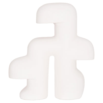 Table Decorative Lamp Elbar Hm4698.02 Fiber Cement In White--[e14]--44x12x50hcm.