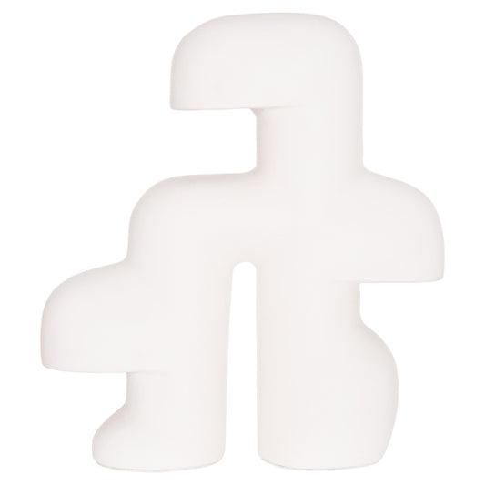 Table Decorative Lamp Elbar Hm4698.02 Fiber Cement In White--[e14]--44x12x50hcm.