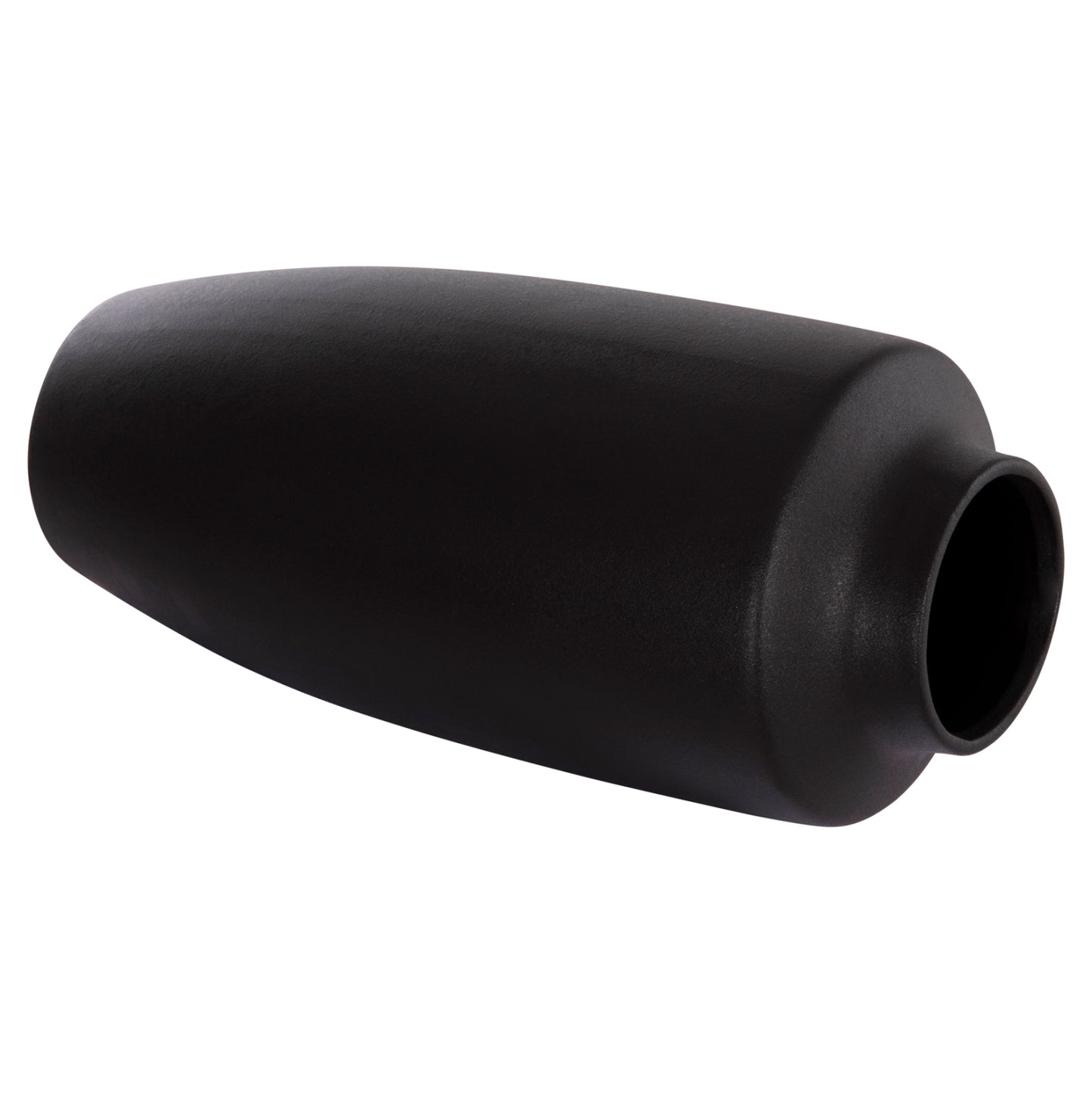 Ceramic Table Decor "galad" Hm4587.02 Black Matte Φ17,5x40hcm.