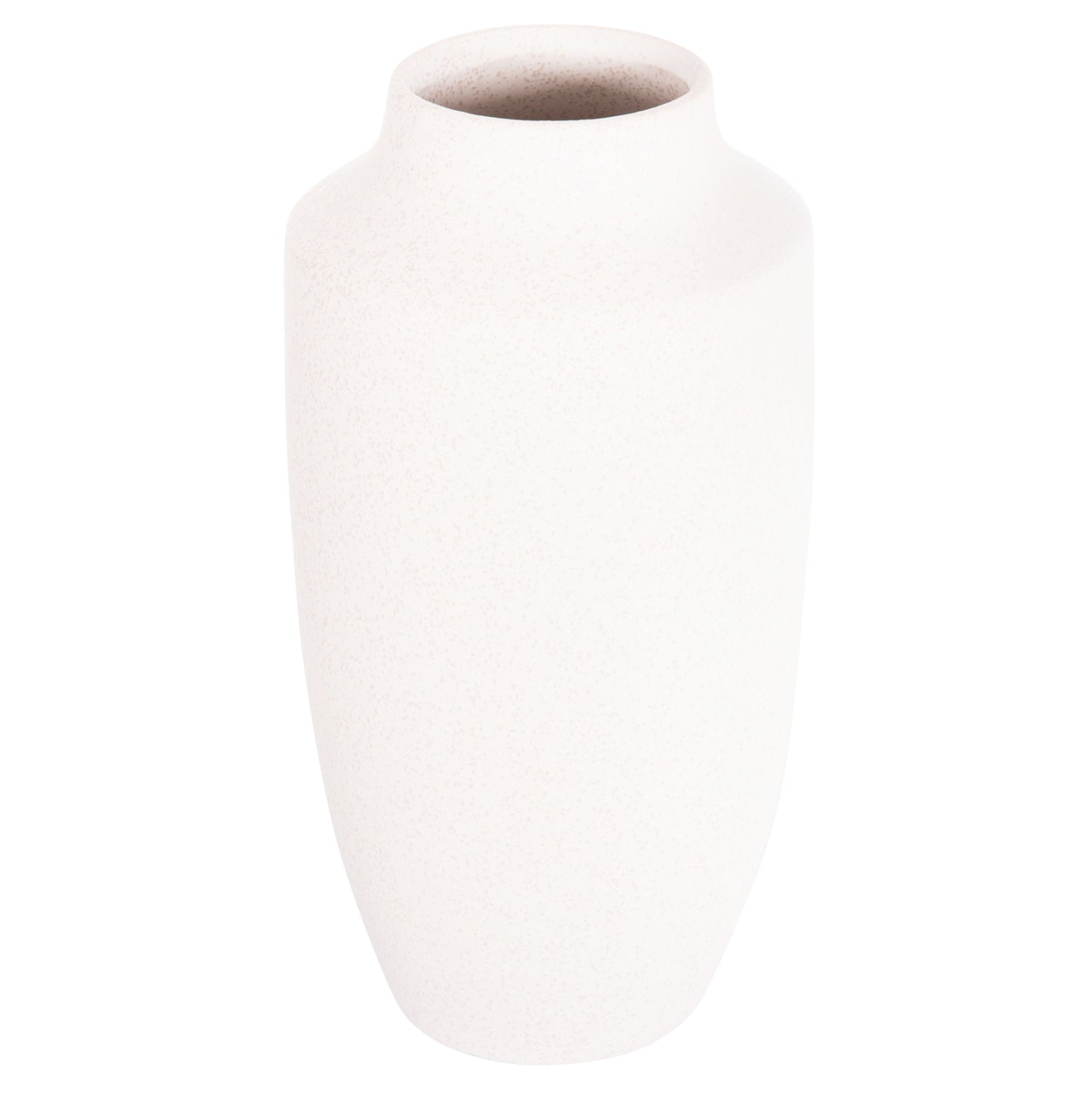 Ceramic Table Decor "galad" Hm4588.01 Off White With Crystallisation Φ16x32hcm.