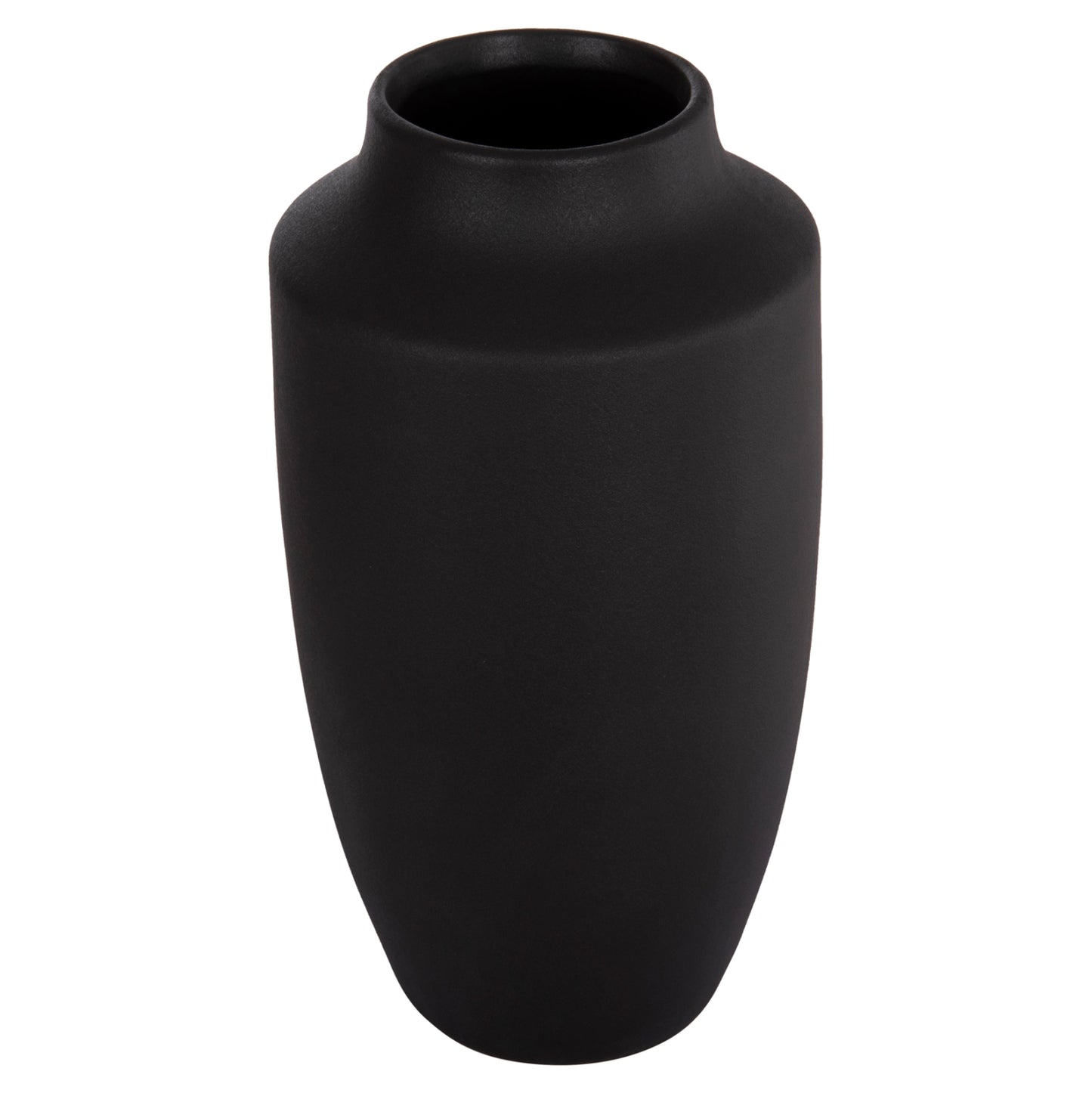 Ceramic Table Decor "galad" Hm4588.02 Black Matte Φ16x32hcm.