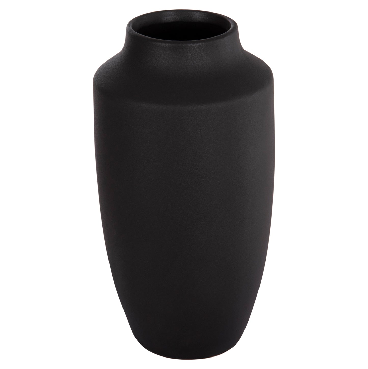 Ceramic Table Decor "galad" Hm4588.02 Black Matte Φ16x32hcm.