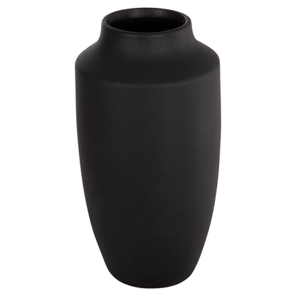 Ceramic Table Decor "galad" Hm4588.02 Black Matte Φ16x32hcm.