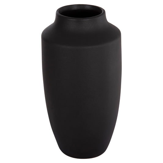 Ceramic Table Decor "galad" Hm4588.02 Black Matte Φ16x32hcm.