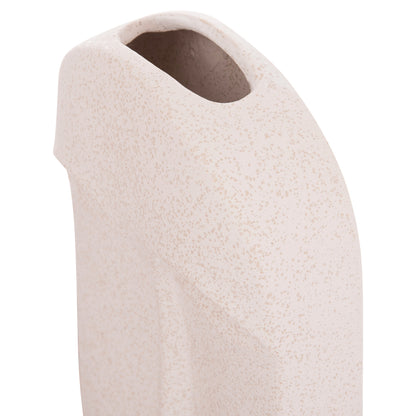Ceramic Table Decor Humans Fb94586 Off White With Crystallisation 17x5.5x28hcm.